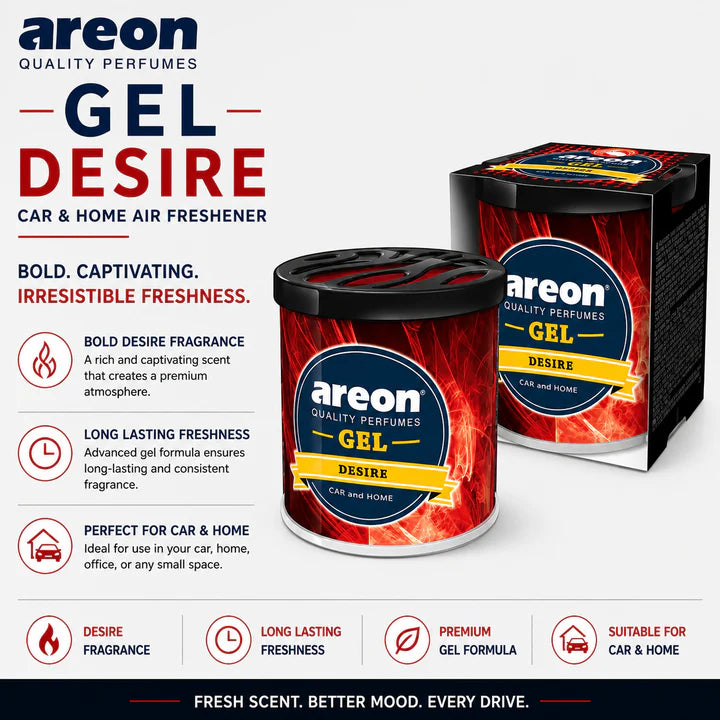 Areon Gel Apple & Cinnamon Car & Home Air Freshener