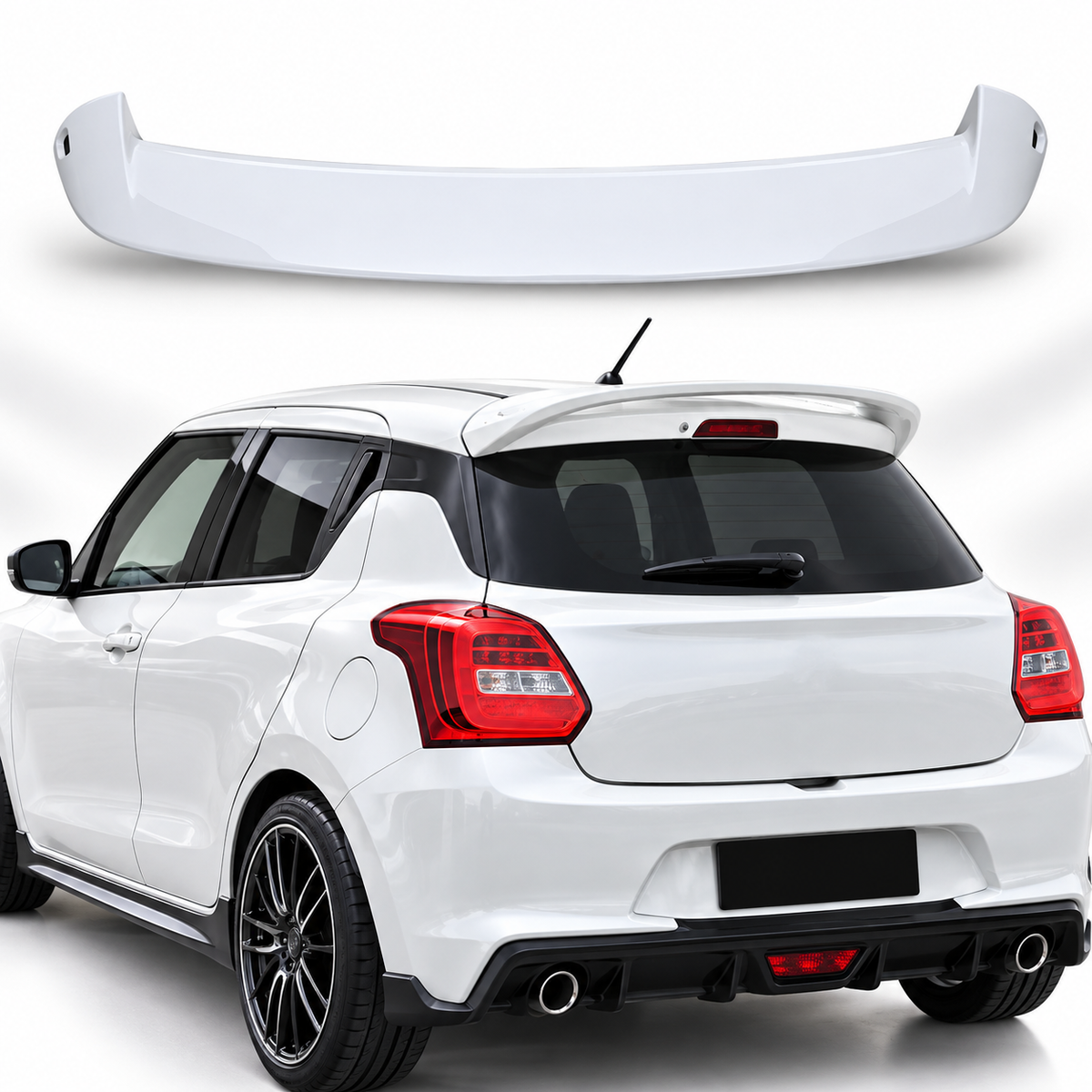 Sukuki Swift 2018-2026 Trunk Spoiler OEM Style ABS Plastic