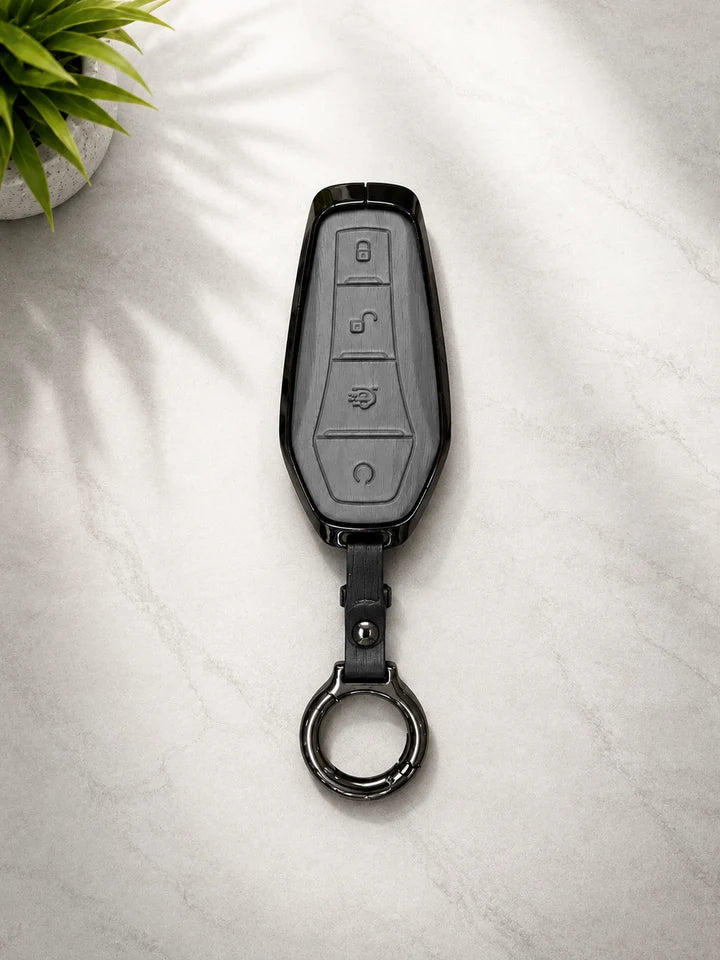BYD SHARK Metal Leather Key Cover - Remote Cover