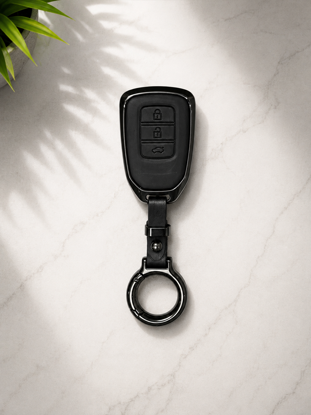 Honda City 2022-2026 Metal Leather Key Cover