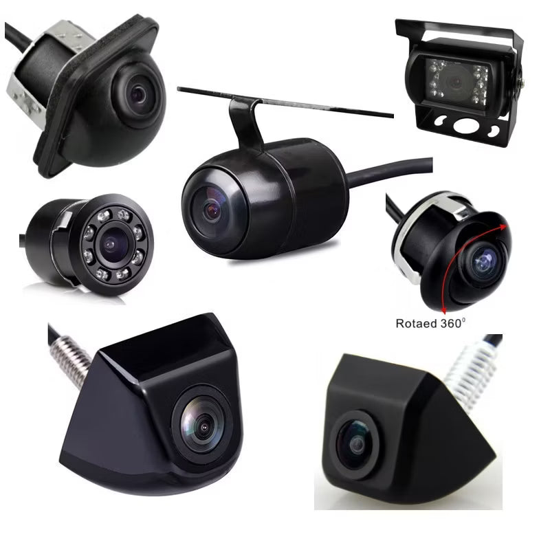 Crossfire Universal Color Car Camera – CVBS/AHD Front & Rear View (120° Wide Angle)