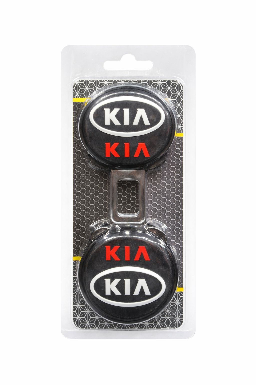KIA Logo Car Seat Belt Buckle Clip Set – Premium Interior Safety Accessory