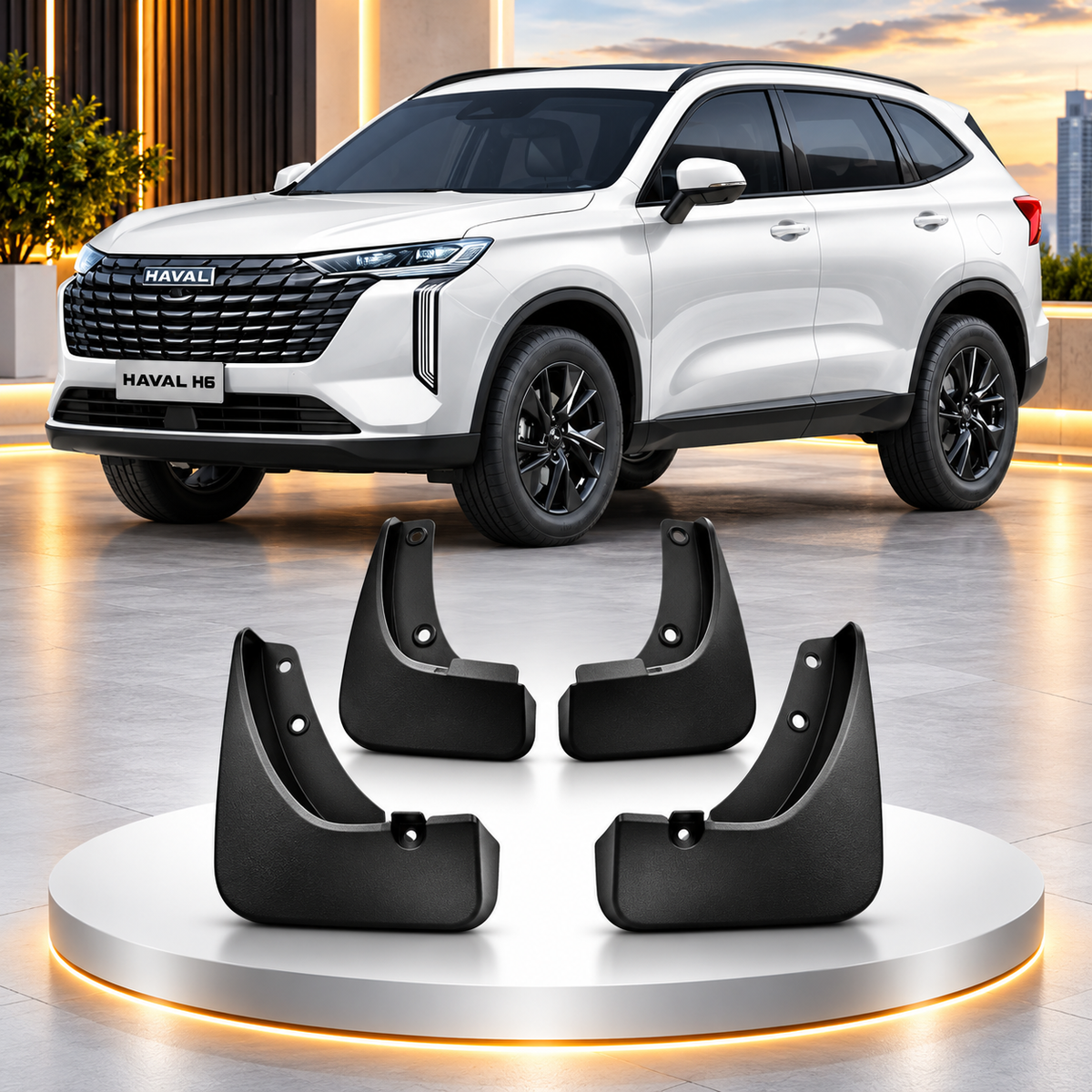 Haval H6 4pcs Black Mud Flaps