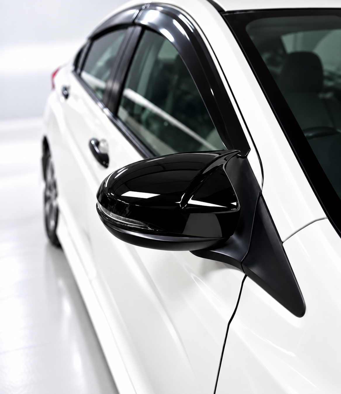 Honda City 2022-2026 Piano Black Batman Mirror cover