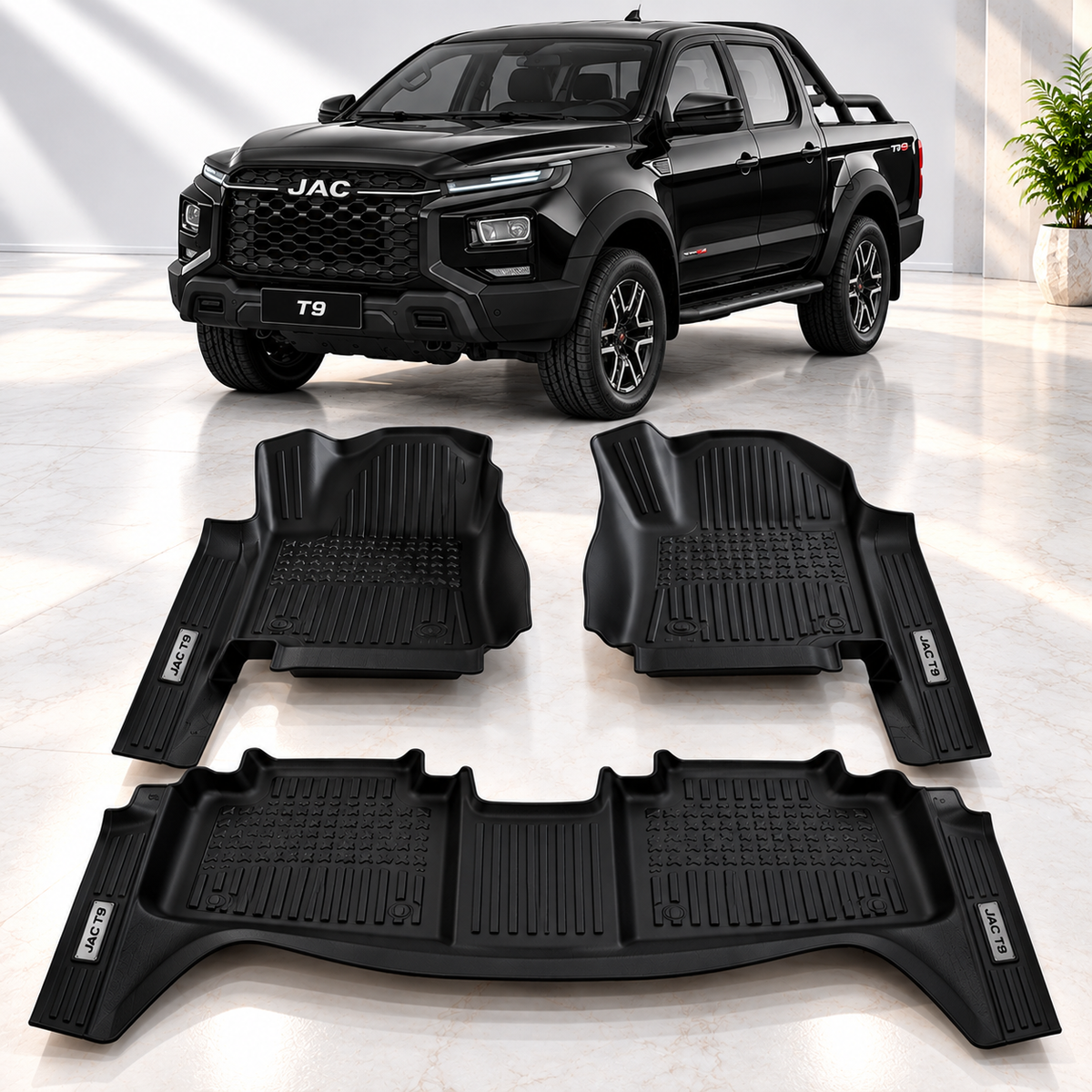 Jac T9 Hunter Txr Tpe MAtts Car interior Matts