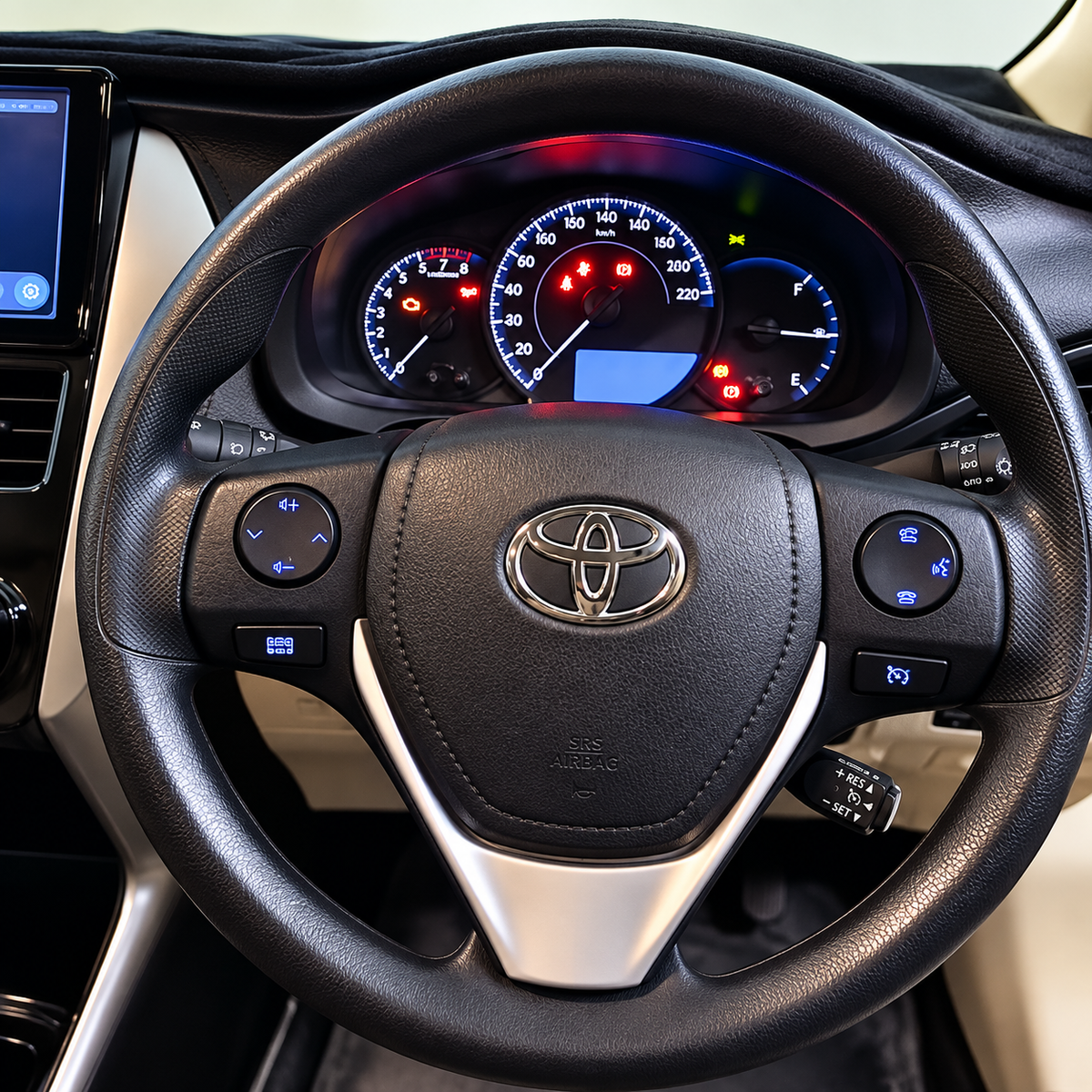 Yaris 2020-2026  Steering Multimedia Control Buttons with Reel