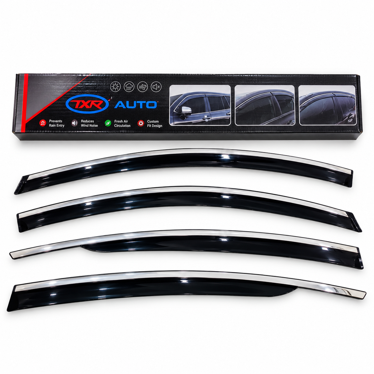 Hyundai Elentra 2018-2024 TXR Air Press Sun Visor With Chrome