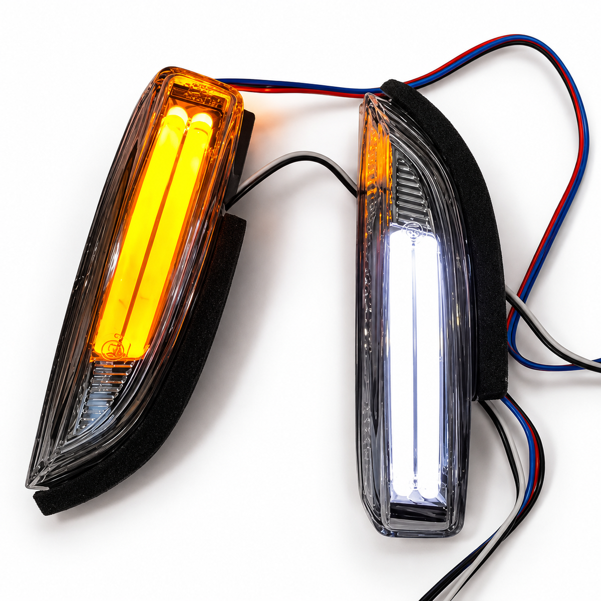 Side Mirror LED Neon Indicator Lights for Toyota Corolla 2018–2020 – Dynamic Turn Signal, Parking & Door Lights