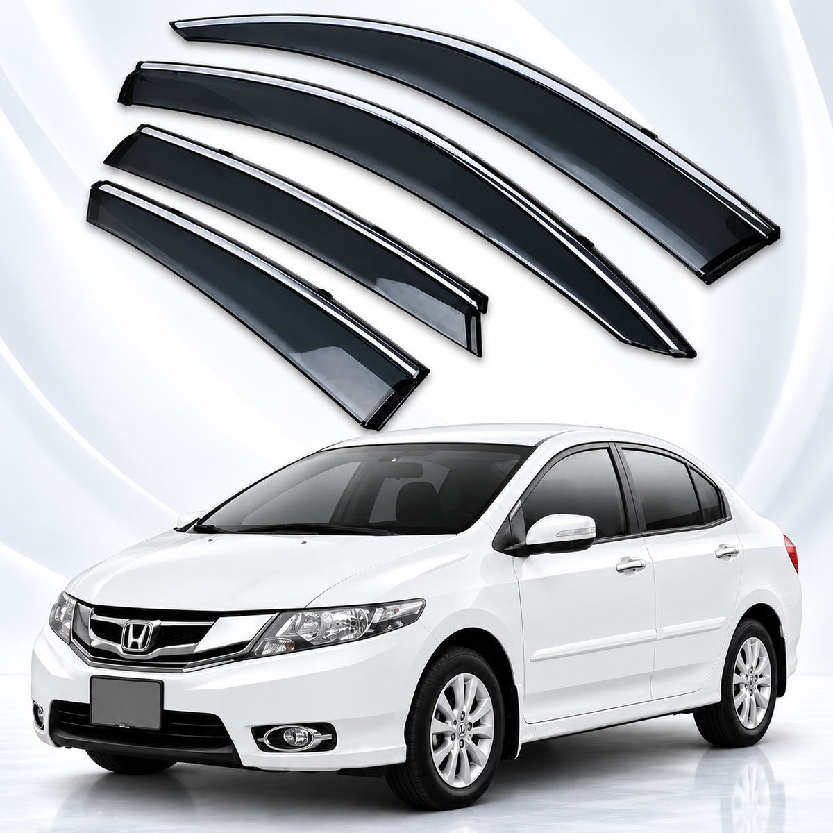 Honda City 2015-2020 TXR Air Press With Chrome Sun Visor