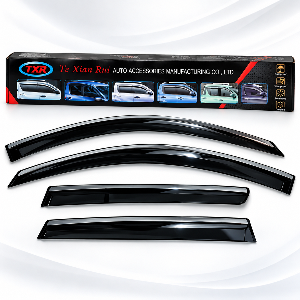 Honda Vezel 2013-2021 TXR Air Press Sun Visor With Chrome