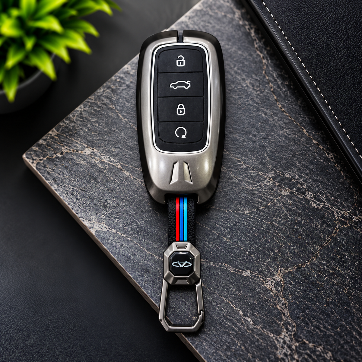 Tiggo 4 Pro BMW Style Metal Key Cover - Remote Cover