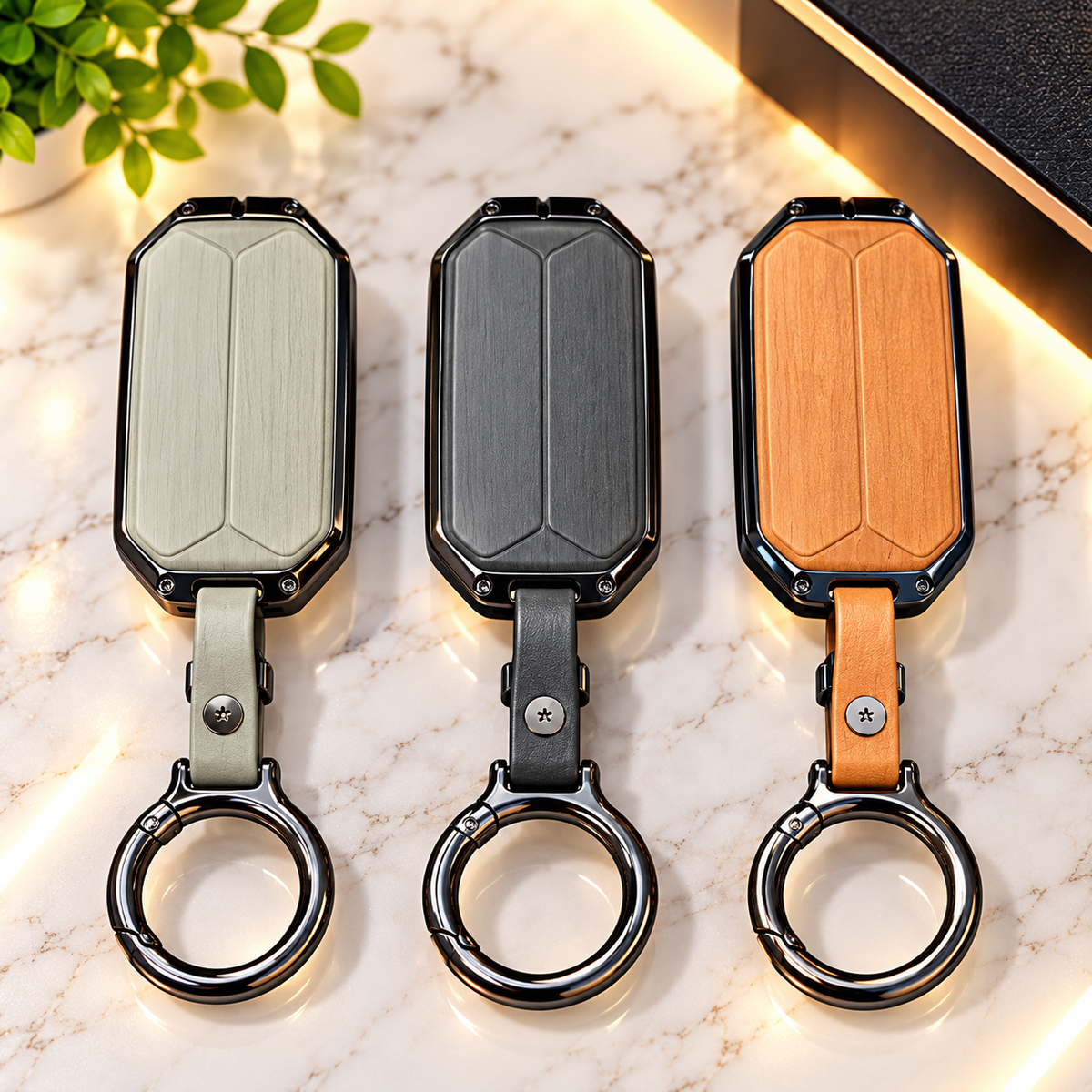 Jaecoo J5 Metal Leather Key Cover/Key Case/Remote Cover