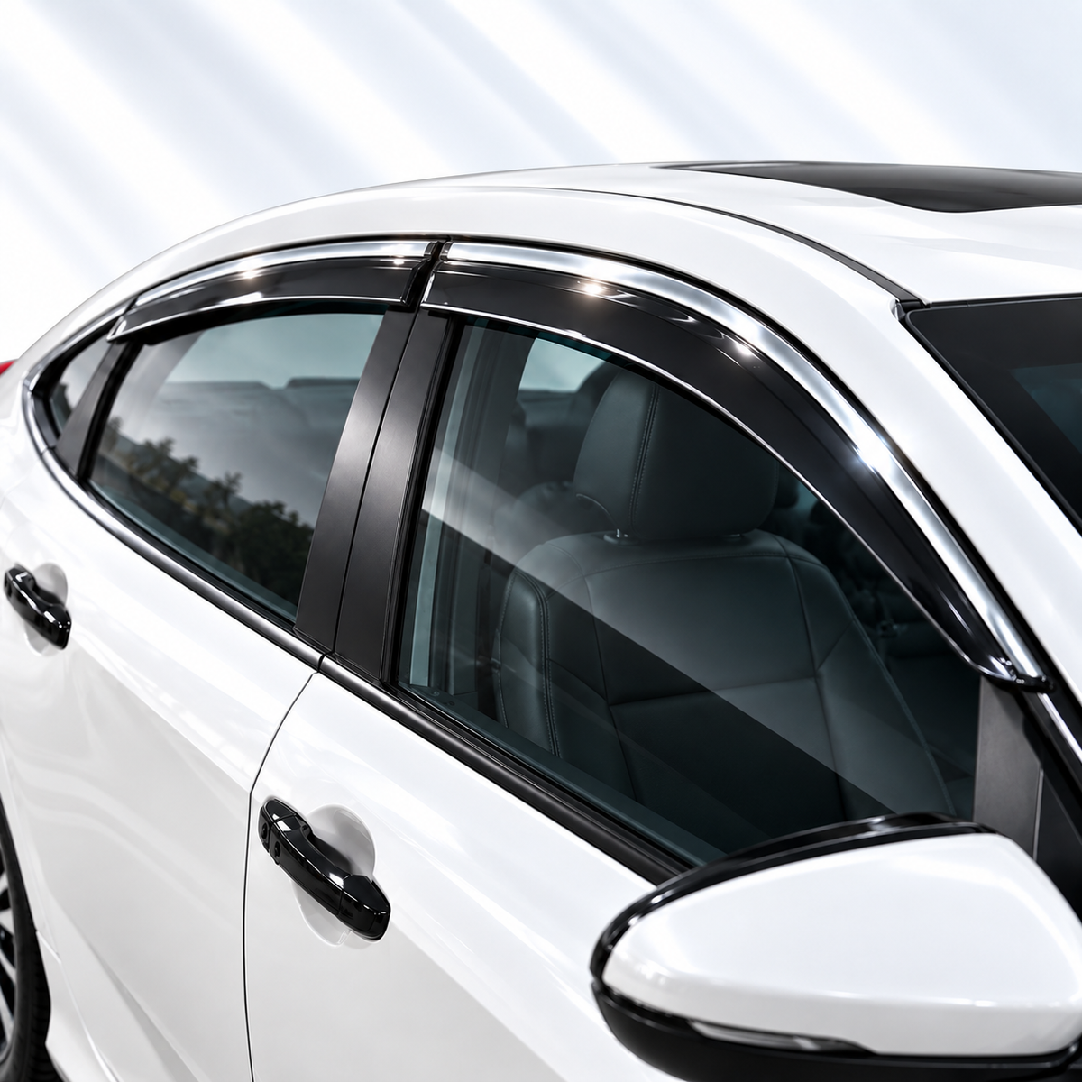 Honda Civic X 2016-2021 TXR Air Press Sun Visor With Chrome