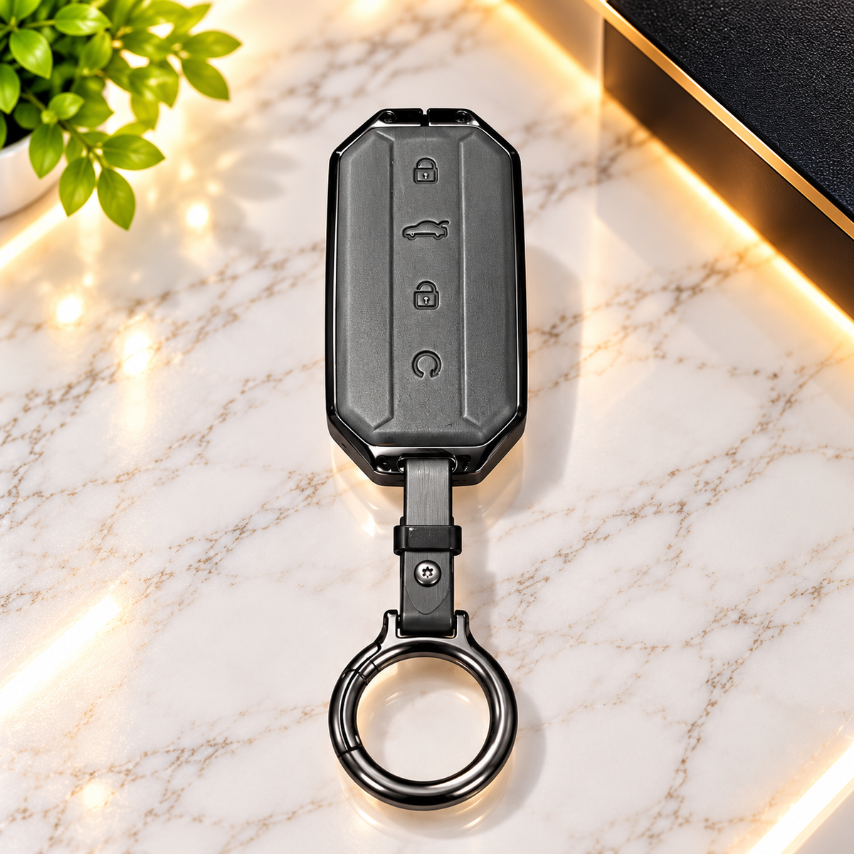 Jaecoo J5 Metal Leather Key Cover/Key Case/Remote Cover