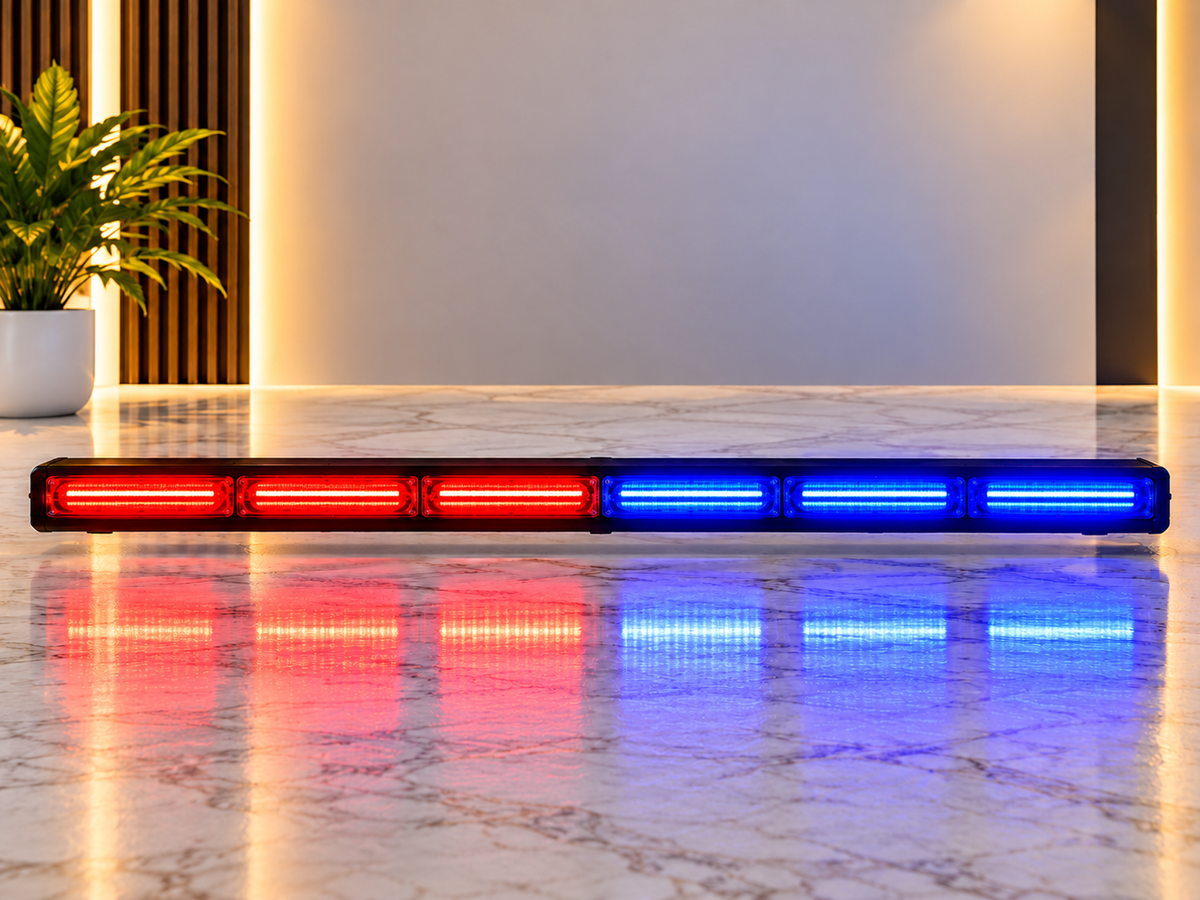 Universal 6 Bar Police Light Dashboard  Car Dashboard Police Light Flasher