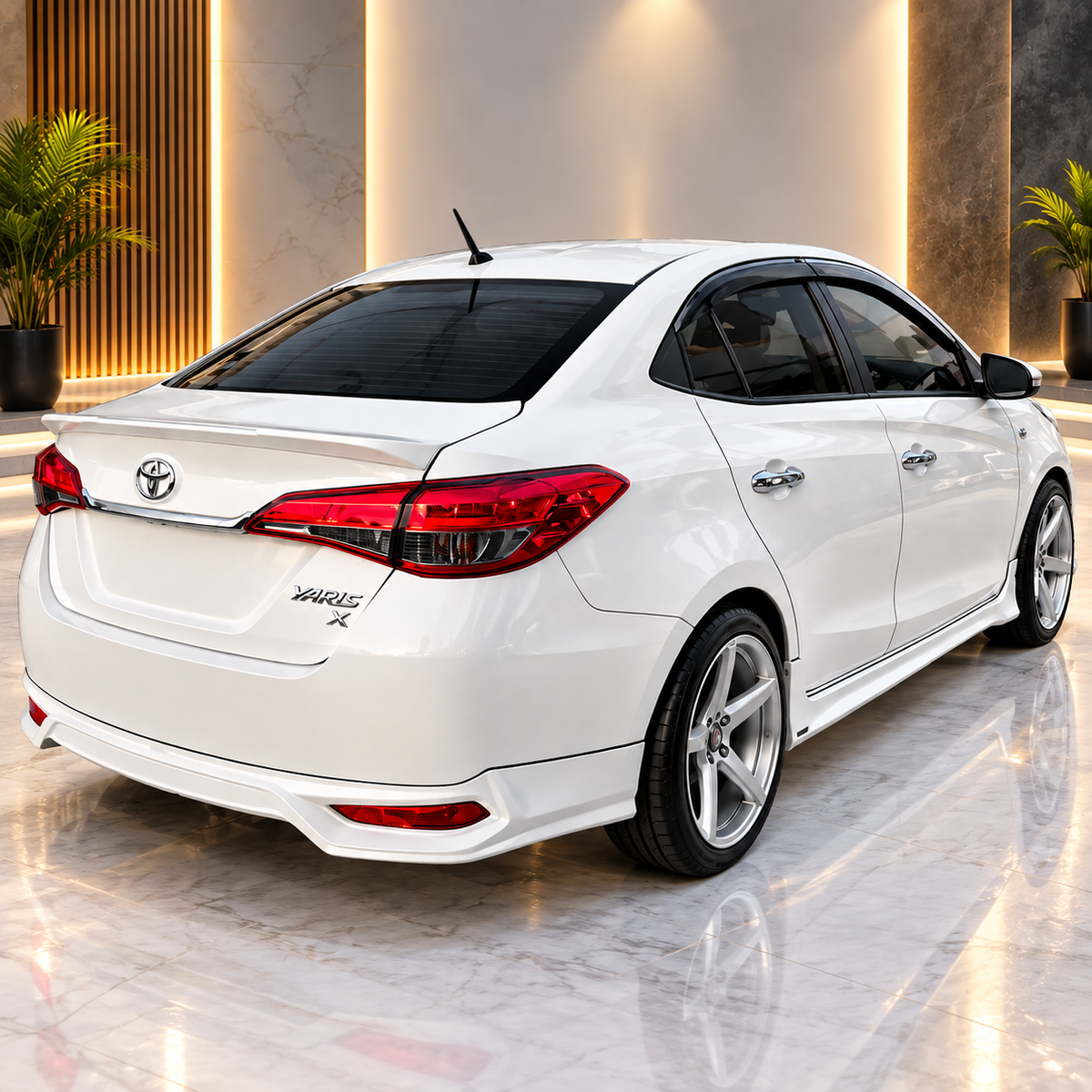 Toyota Yaris 2018-2024 Trunk Spoiler ABS PLastic