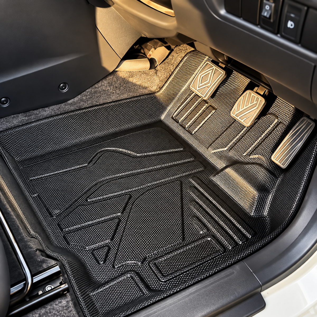 TPE Floor Mats for Suzuki Cultus 2017-2026 – Anti-Slip, Waterproof & Easy to Clean - Car Matts Interior