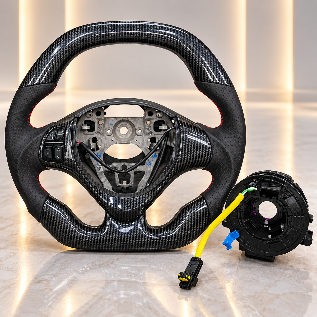 Suzuki Alto 2018-2026 Multimedia Carbon Steering Buttons With Reel