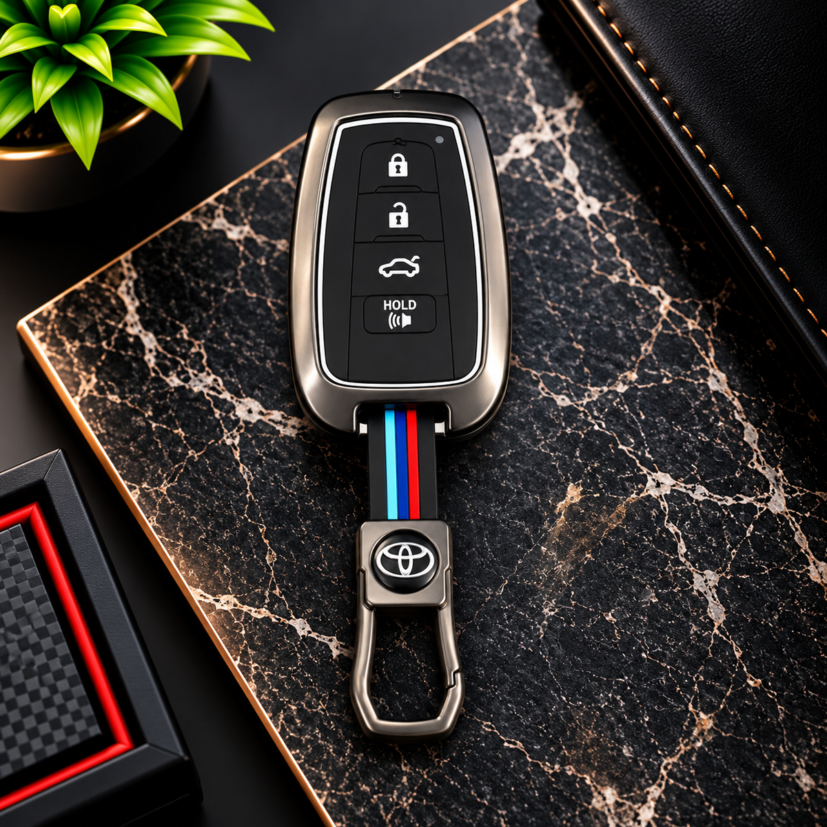 Toyota Corolla Cross BMW Style Metal Key Cover - Remote Cover