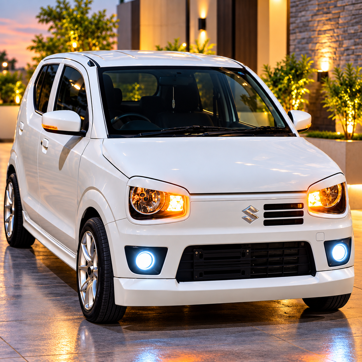Suzuki Alto 2018-2026 RS Style Front Bumper  With Body Kit –  ABS Plastic