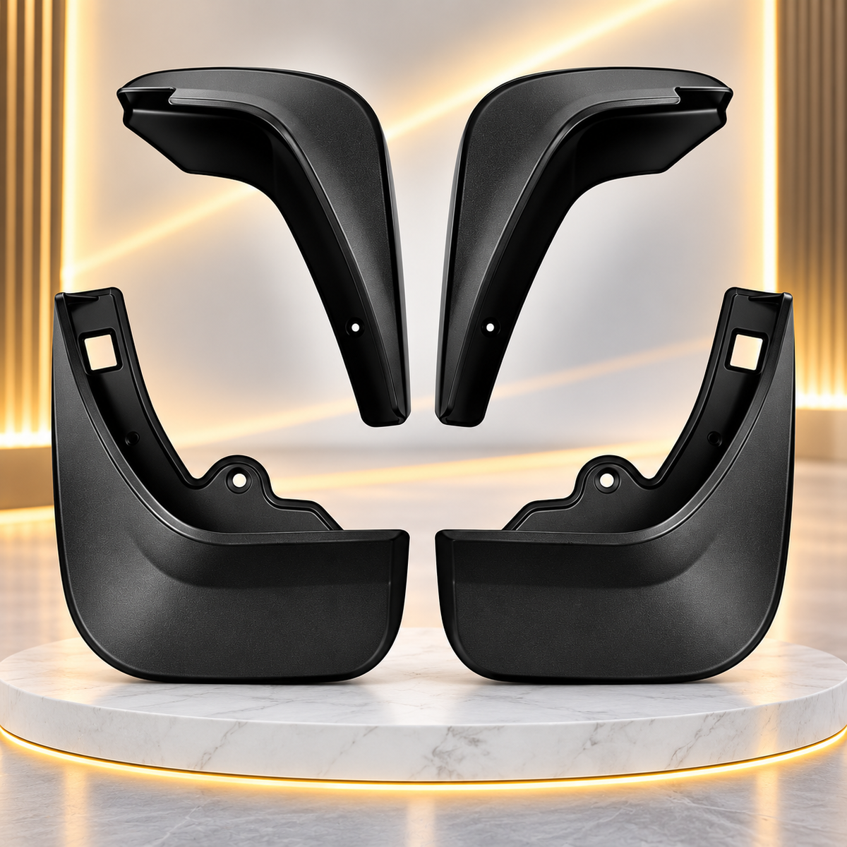 Wagon R 2014-2026 4pcs Black Mud Flaps