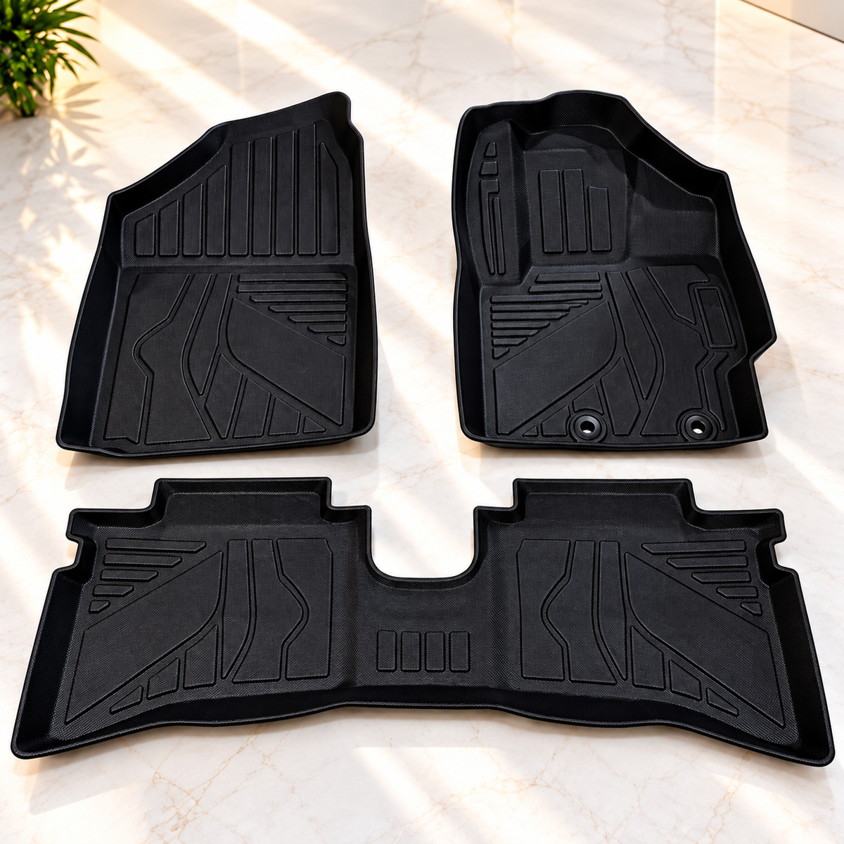 TPE Floor Mats for Toyota Aqua – Anti-Slip, Waterproof & Easy to Clean - Car Matts Interior