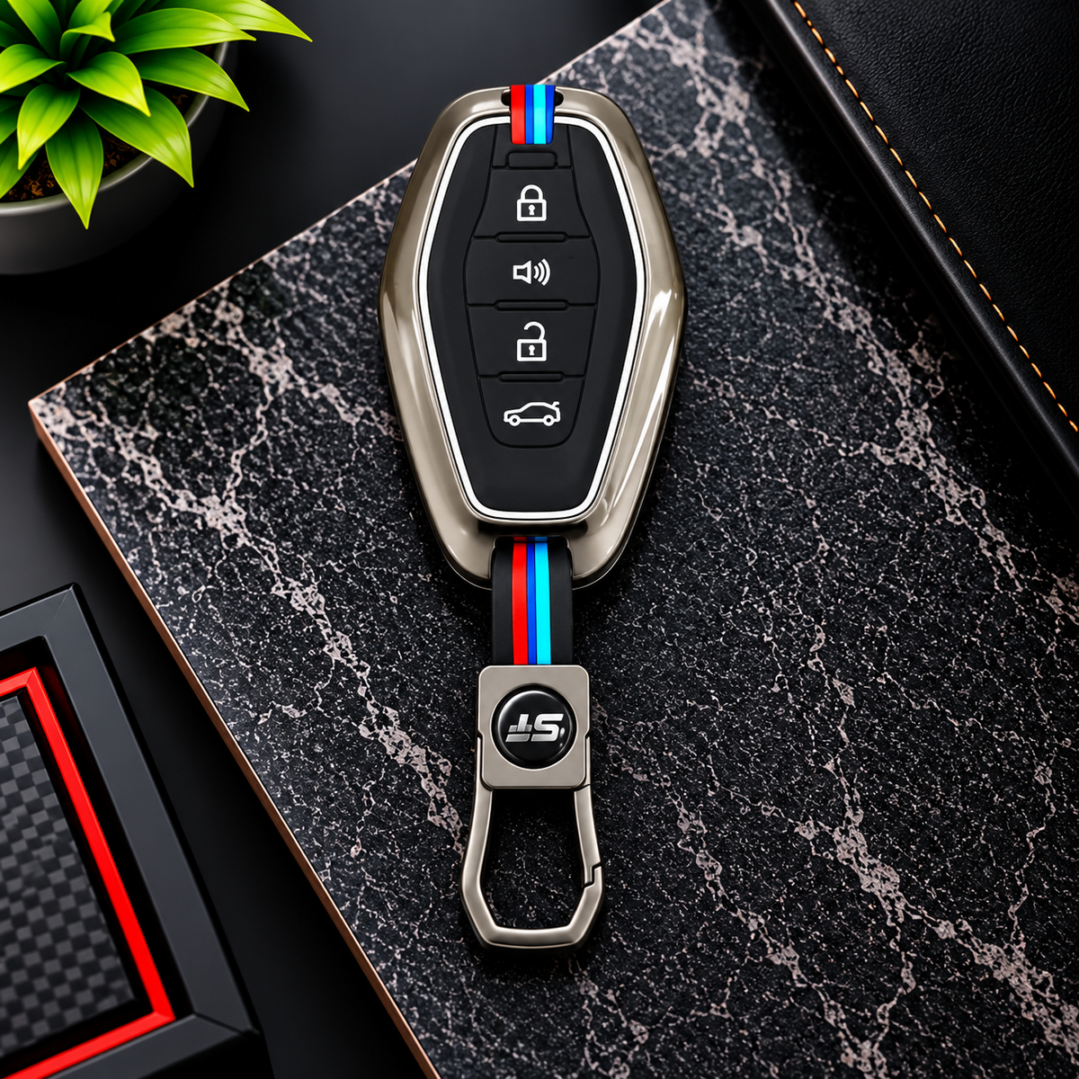 Jetour X70 BMW Style Metal Key Cover - Remote Cover