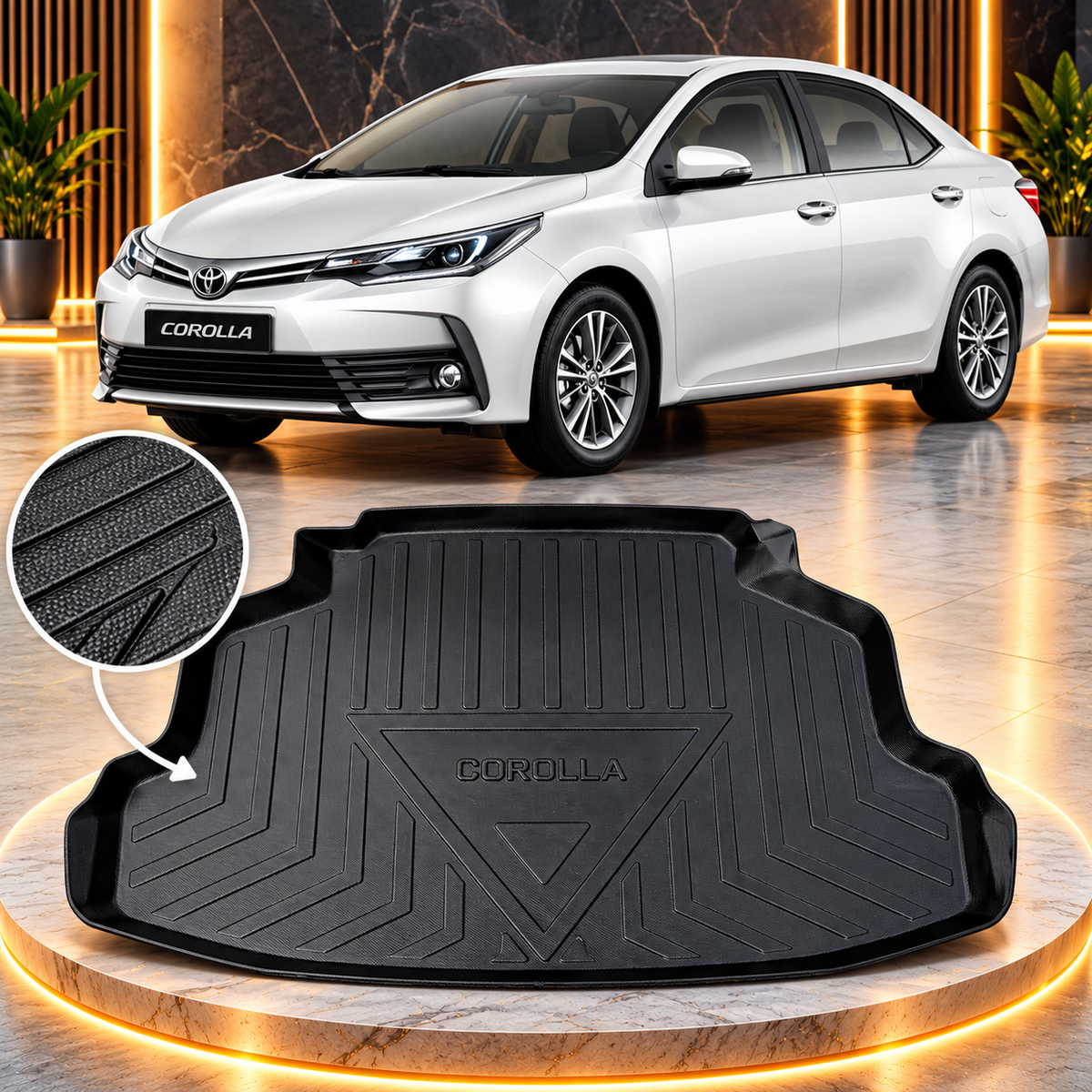 Toyota Corolla 2018-2020 Trunk Matt - Diggi Matt