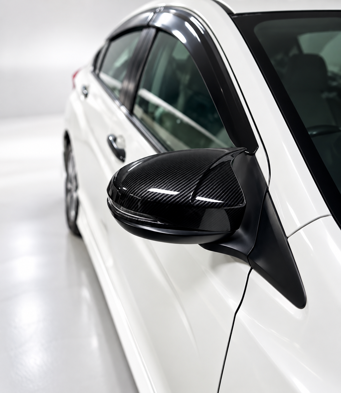 Honda City 2022-2026 Carbon Fiber Batman Mirror cover